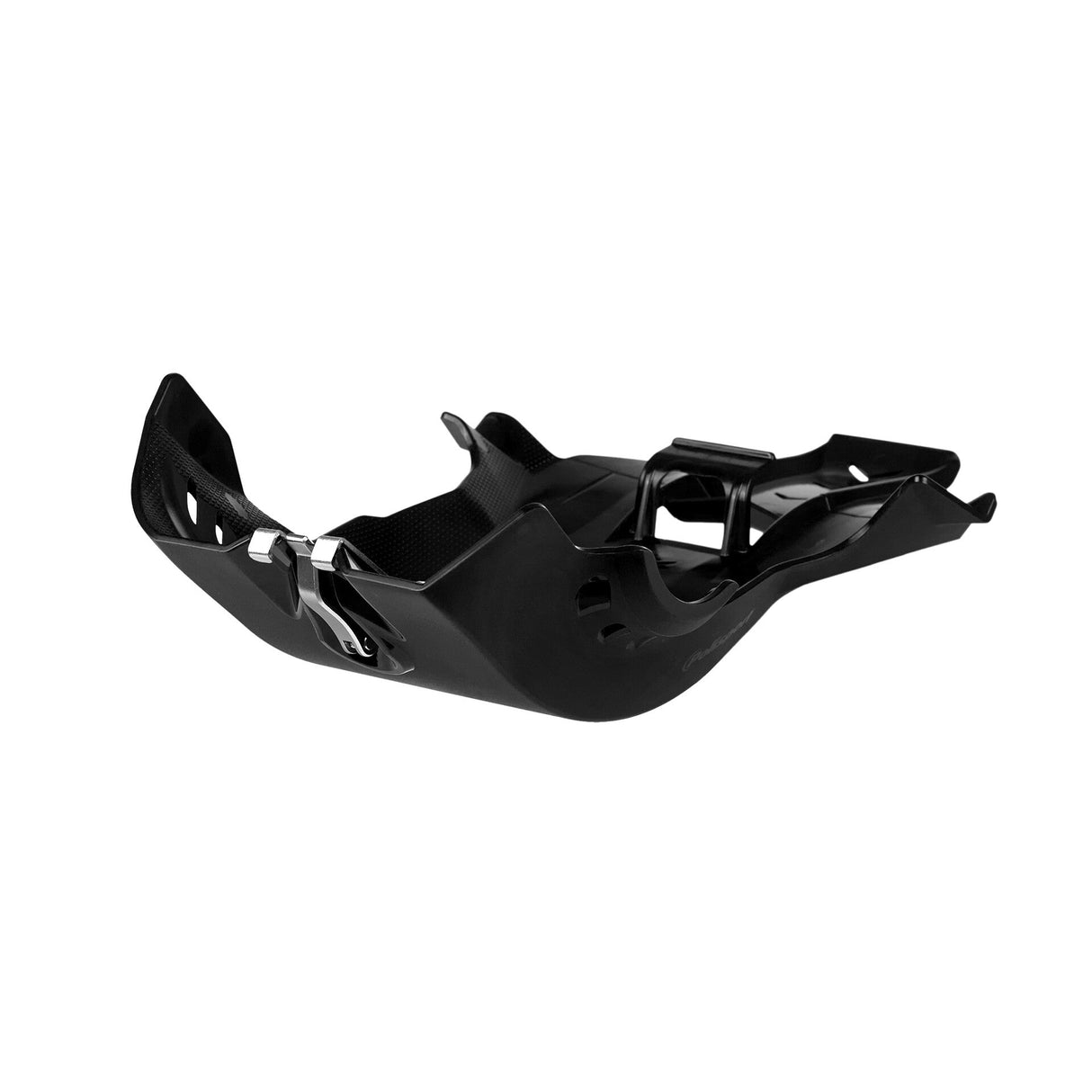 POLISPORT Fortress Skid Plate W/Link Protector Black 8475100001