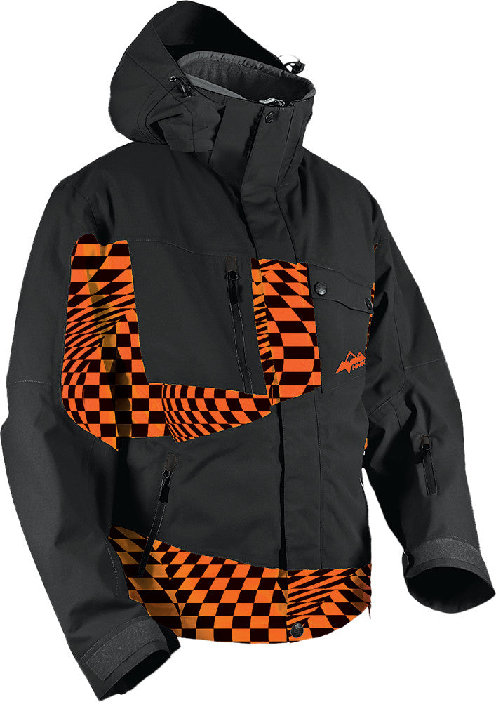 HMK Peak 2 Jacket Orange/Checker Xs HM7JPEA2OCXS