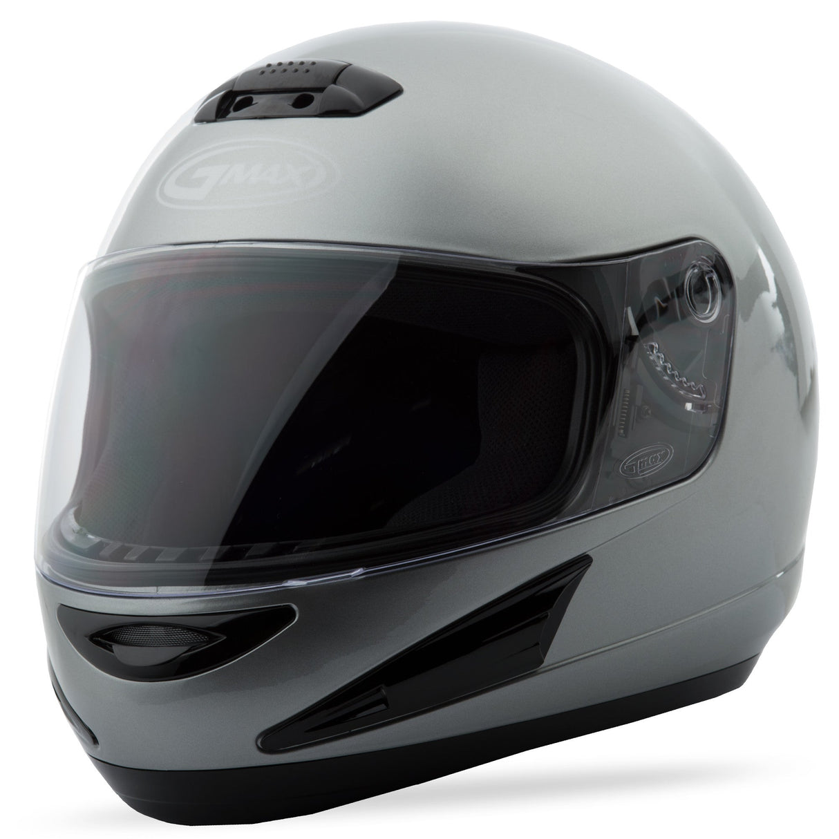 GMAX Gm-38 Full-Face Dark Metallic Silver Sm G138194