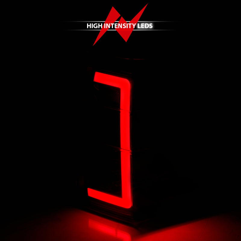 ANZO 07-17 Ford Expedition LED Taillights w/ Light Bar Black Housing Smoke Lens 311409