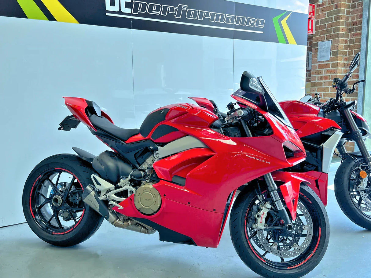 Vandemon Ducati Panigale & Streetfighter V4S/V4R Vandemon All Titanium Slip-On 2018-24 DUCV4SFTIMUFLMB VA-3
