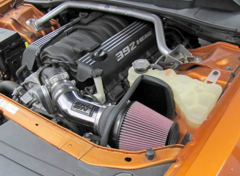 K&N Performance Intake Kit TYPHOON; 11 Dodge Challenger 6.4L V8 69-2545TP