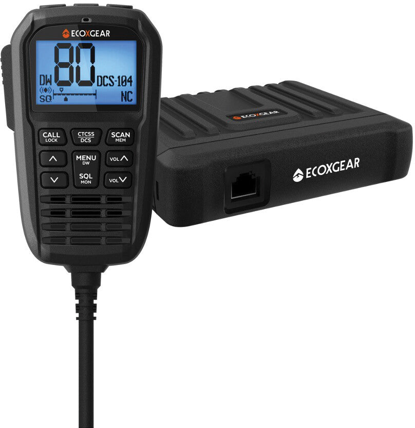 ECOXGEAR Exg3000 50w Super Compact Fixed Mount Radio W/ Remote Mi SEI-EXG3000