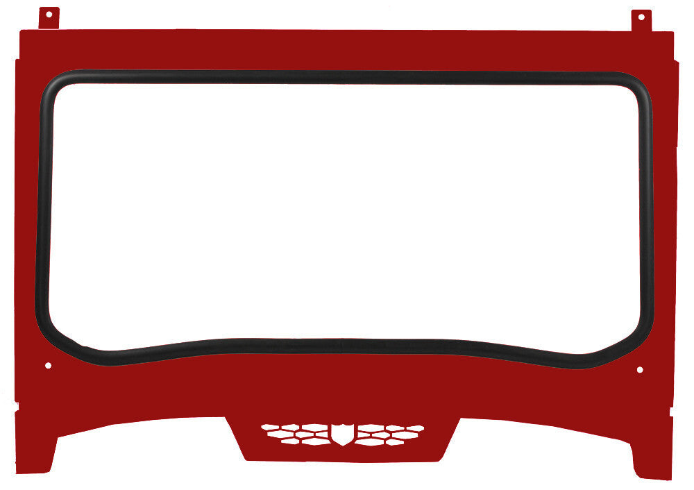 PRO ARMOR Asylum Front Windshield W/Pckt Performance Red P187W462PR