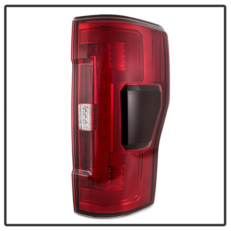 Spyder 17-18 Ford F-250 SD (w/Blind Spot Sensor) LED Tail Lights - Red Clr (ALT-YD-FS17BS-LED-RC) 5085634