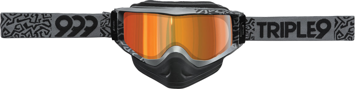 TRIPLE 9 Saint Goggles Fire Red / Bronze Lens 37-2331