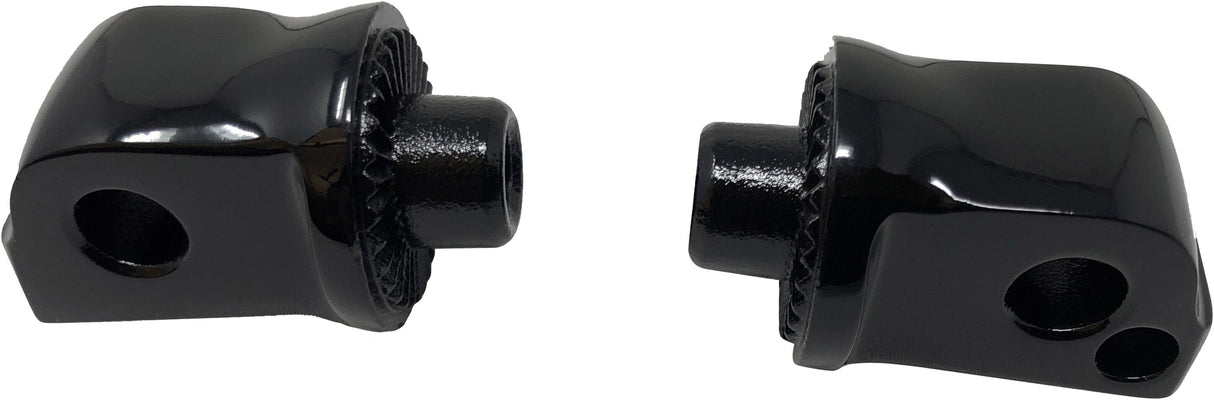 KODLIN USASlined Passenger Peg Adapter Gloss Black `18-22 SoftailK73251