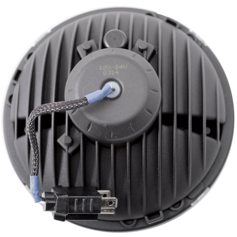 ANZO LED Headlights Universal 7in ROUND LED Universal Headlight Chrome (Pair) 881035