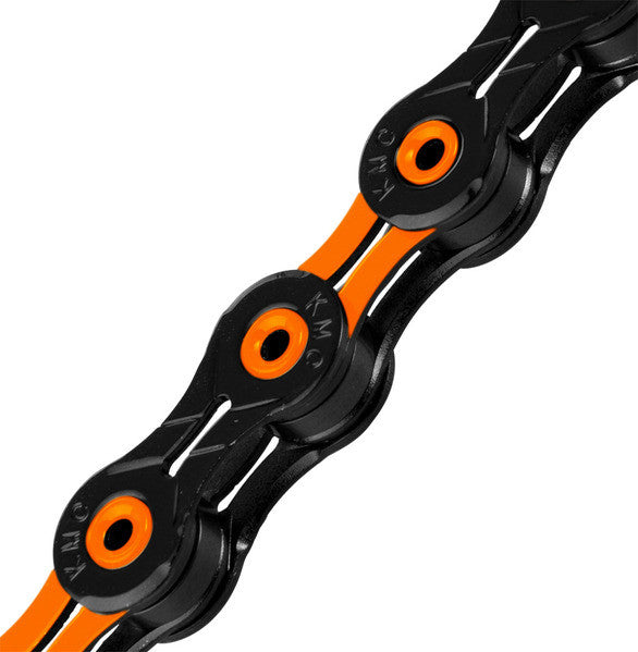 KMCX11 Sl Dlc 11/128" Chain Black/Orange 11 Speed7 66759 71192 4