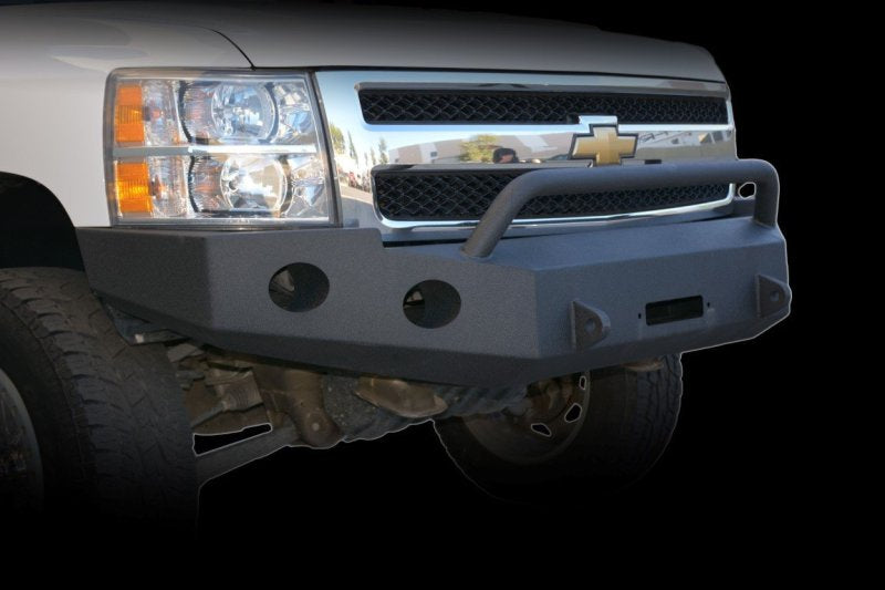 DV8 Offroad 07-13 Chevrolet Silverado 1500 Front Bumper - Black Powdercoat FBCS1-01