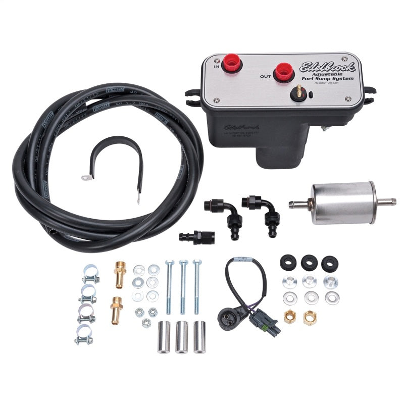 Edelbrock Fuel System Universal Fuel Sump Module Adjustable 255 LPH 36031