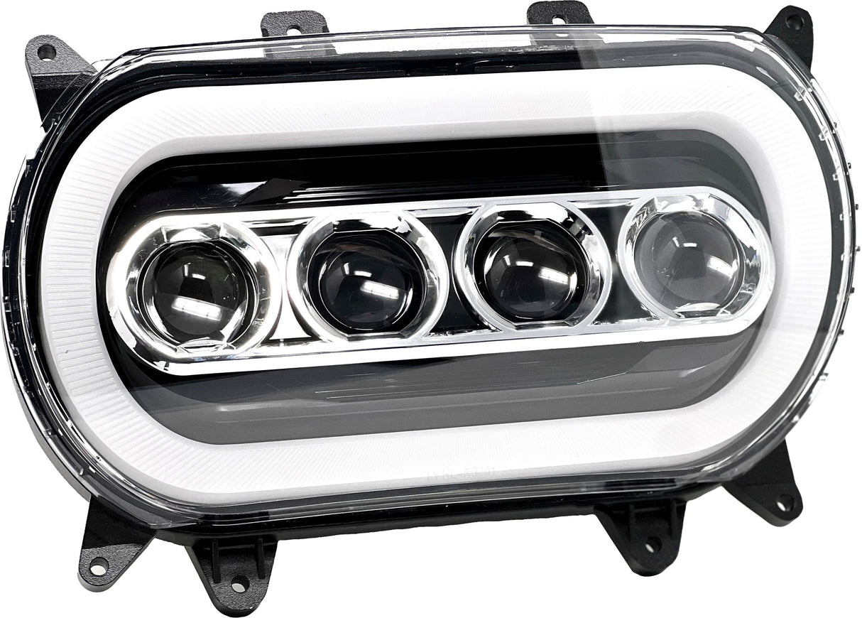 LETRIC LIGHTING COQuad-Beam Integrted Led Headlight `15-Up FltrLLC-QB-FH