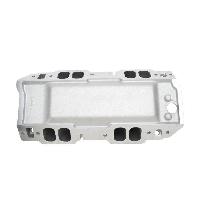Edelbrock Manifold Chevy BB 9 8 Deck (Short) Super Victor 565 Thick Flange Rect Port Heads 2895