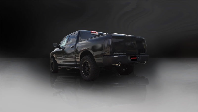 Corsa 09-14 Dodge Ram 1500 4.7L Quad/Crew Cab/Short Bed Polished Dual Exit Cat-Back Exhaust 14405