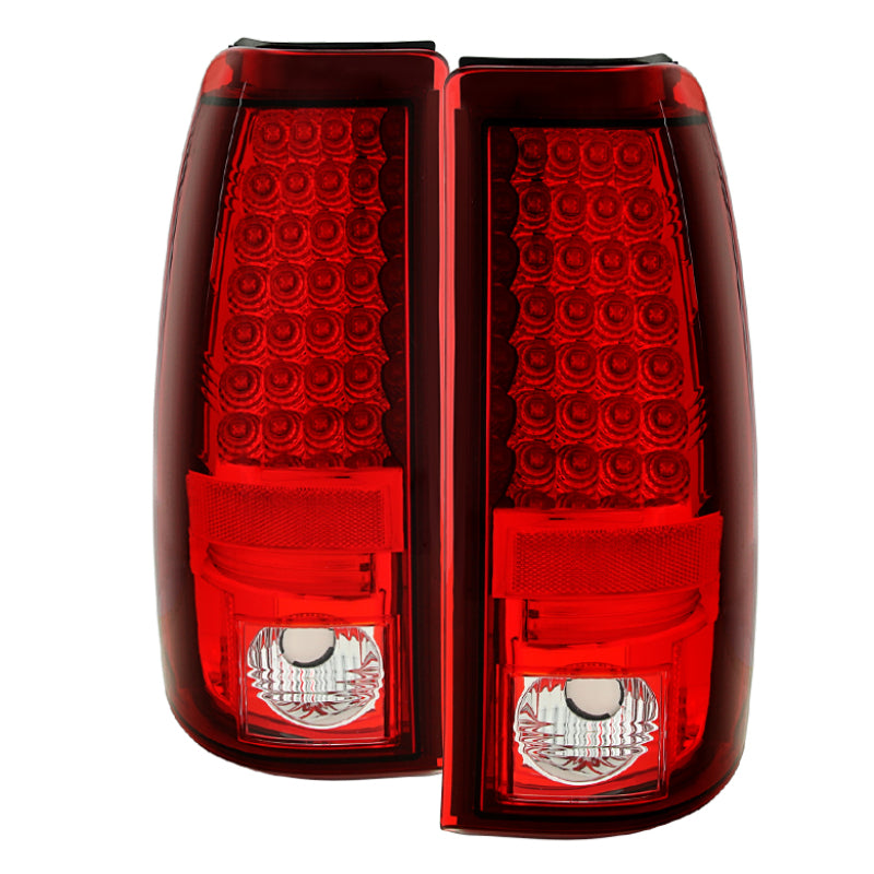 Spyder Chevy Silverado 1500 03-06 (Not Fit Stepside)LED Tail Lights Red Clear ALT-YD-CS03-LED-RC 5001740