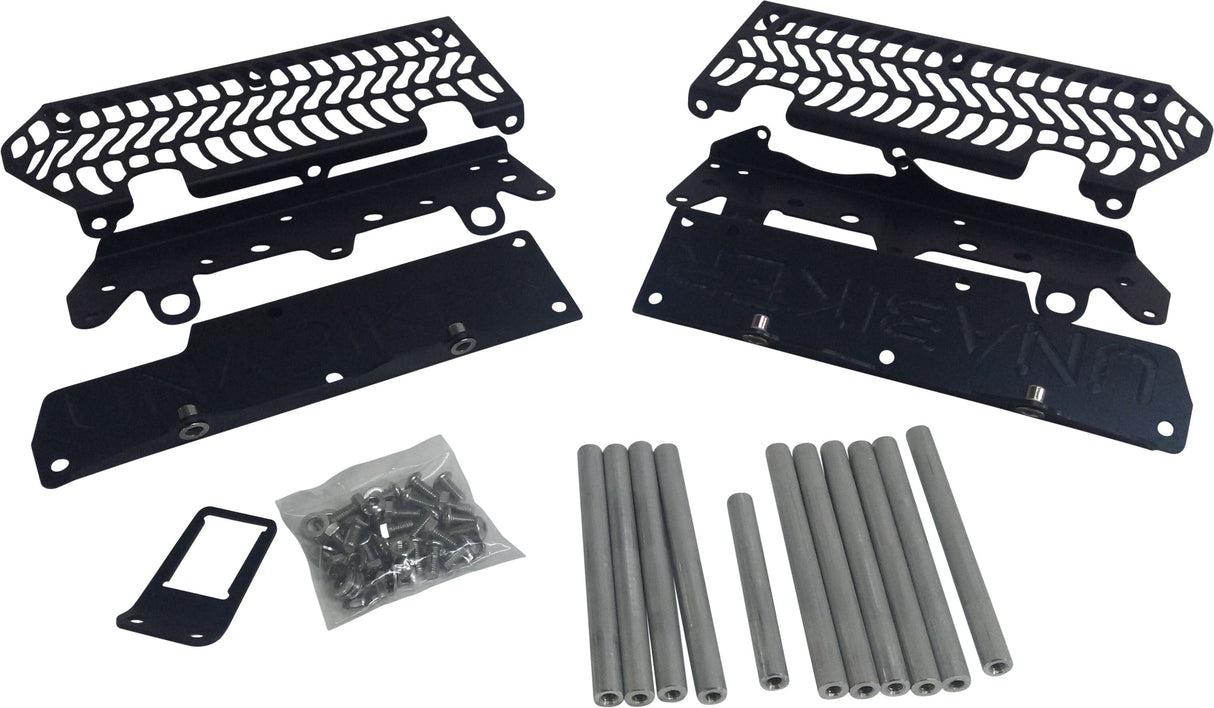UNABIKER Radiator Guards Ktm Black 19KTMXCF