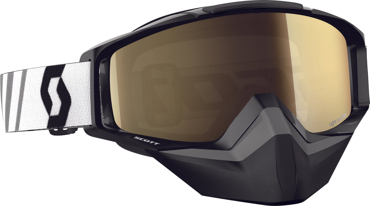 SCOTT Tyrant Sno-X Goggle Black L.S. Bronze Chrome Lens 246438-0001245