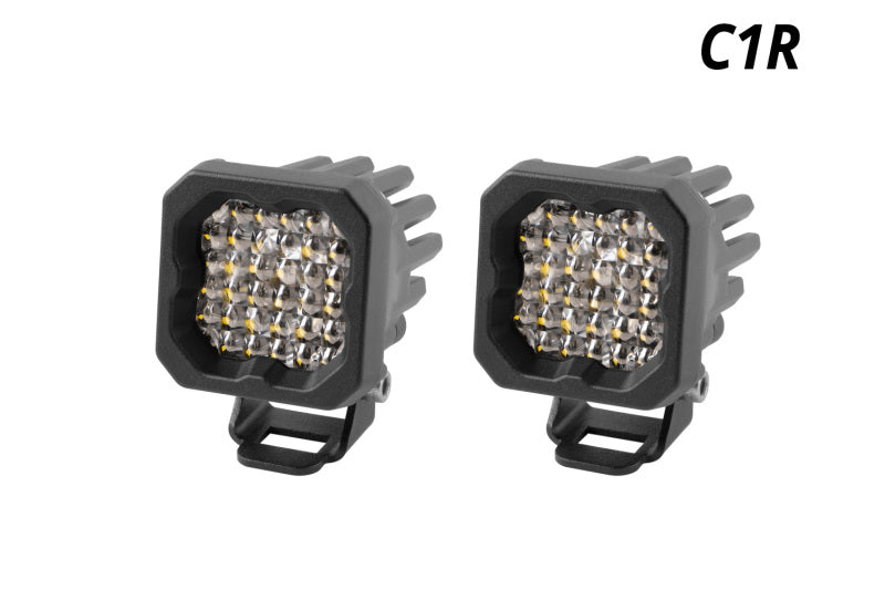 Diode Dynamics Stage Series C1R - White Flood Standard LED Pod (Pair) DD7423P