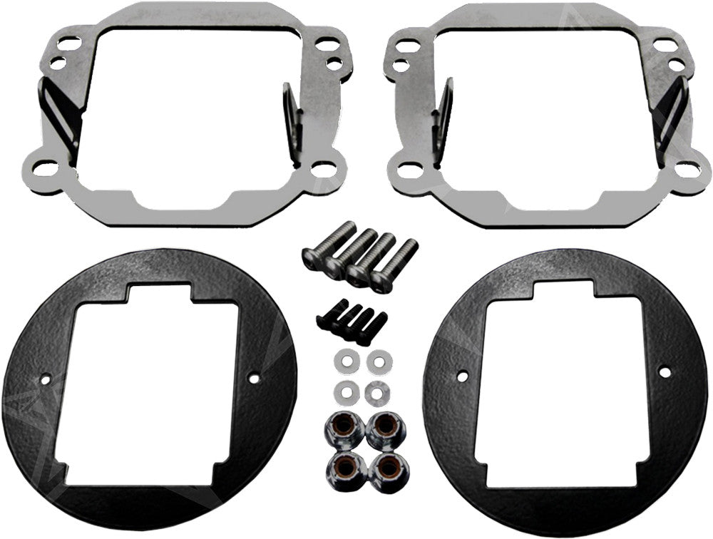 RIGID Dually Mounts For Jeep Jk Fog Light Kit 40138