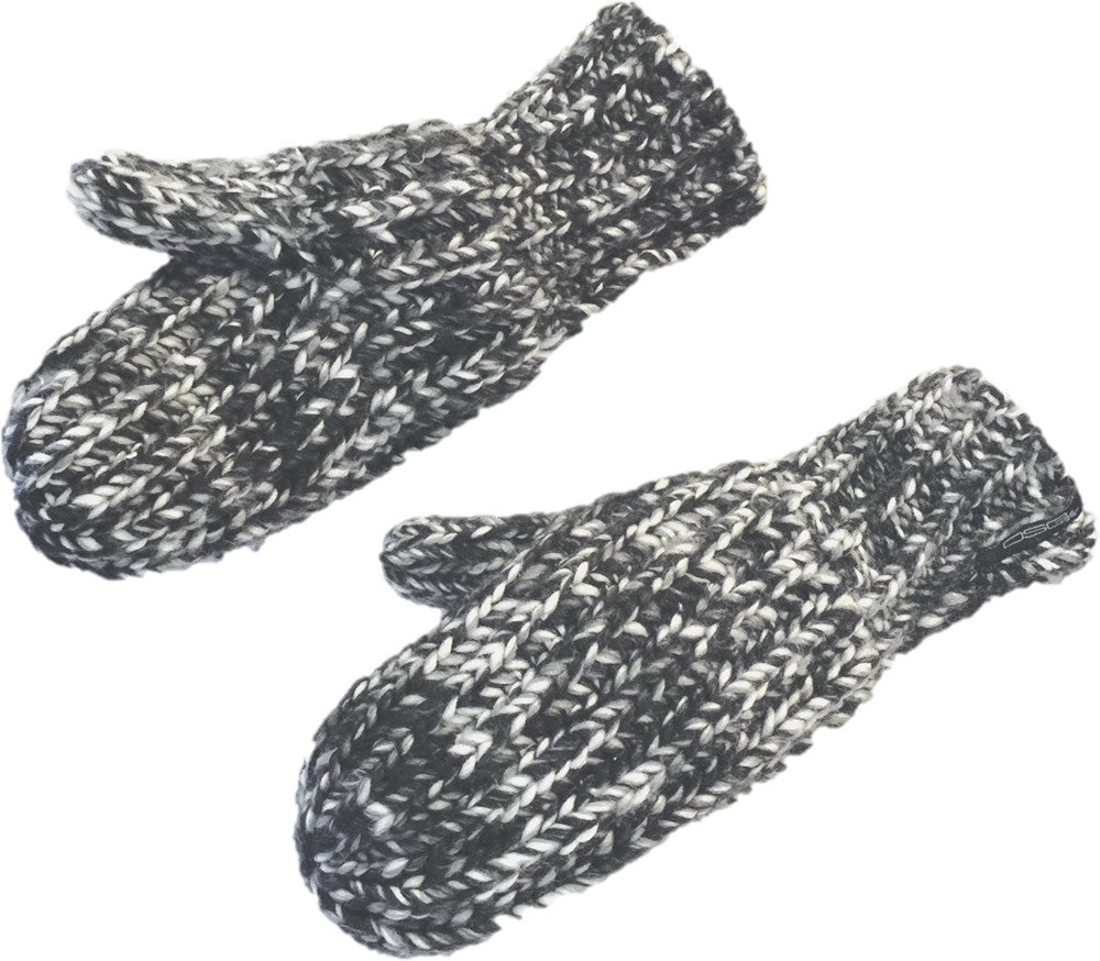 DSG Mitten (Marled Black/Grey) One Size 35585