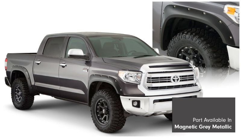 Bushwacker 16-18 Toyota Tundra Fleetside Pocket Style Flares 4pc - Magnetic Grey 30918-63