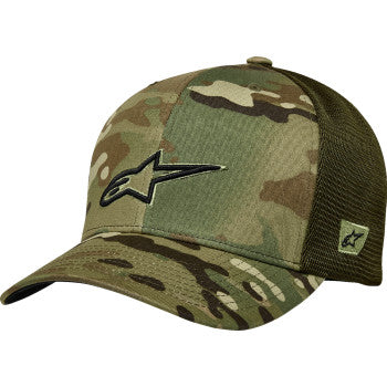 IN STOCK ALPINESTARS Recon Trucker Hat - Camo Green 1235-81470-6061-OS