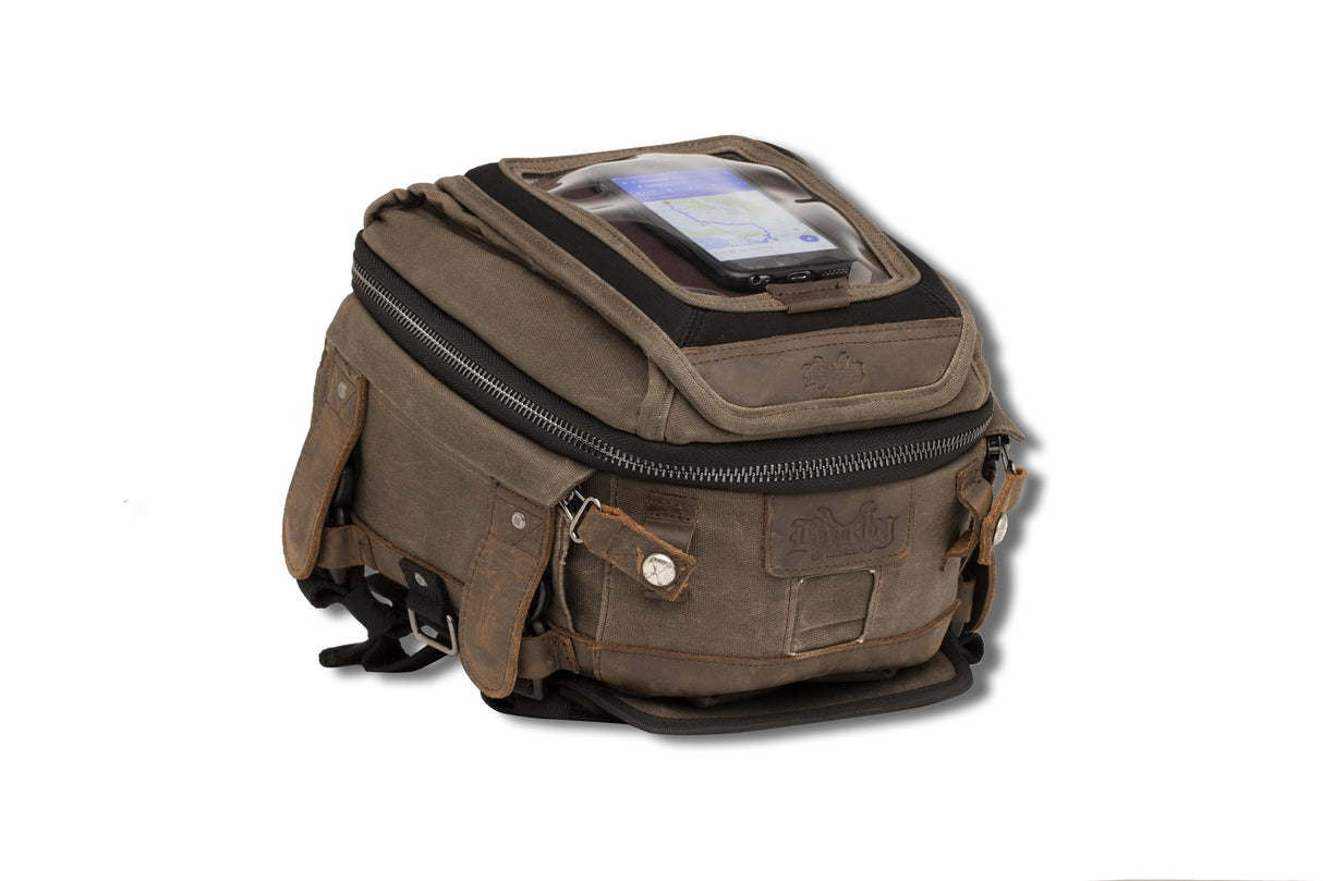 BURLY BRAND Tank Tail Bag Dark Oak B15-1010D