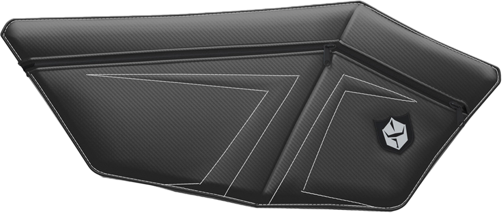 PRO ARMOR Rzr Pro Xp Door Bags W/ Knee Pads White Pol P199Y322WH