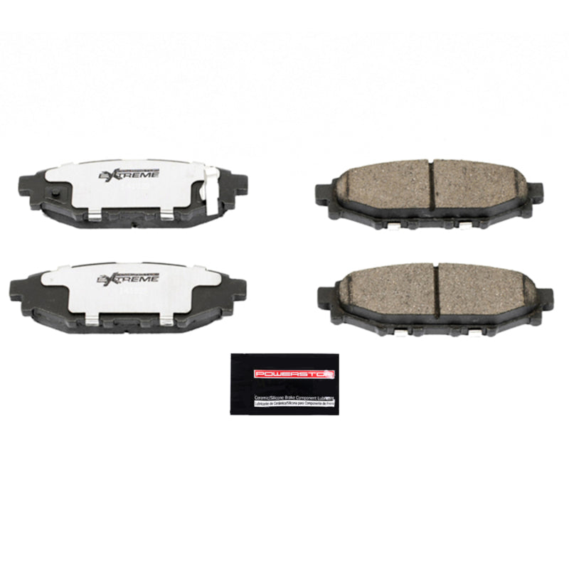 Power Stop 13-16 Subaru BRZ Rear Z26 Extreme Street Brake Pads w/Hardware Z26-1114