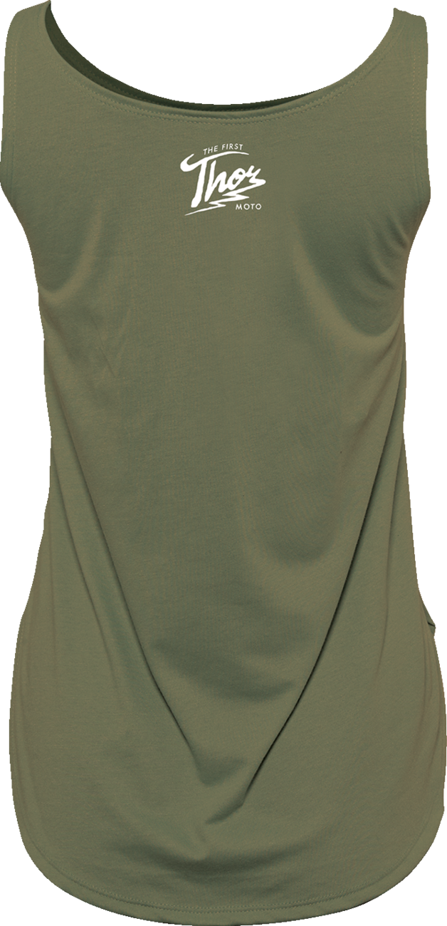 THOR Women's Thunder Tank Top - Military Green - XL 3031-4129