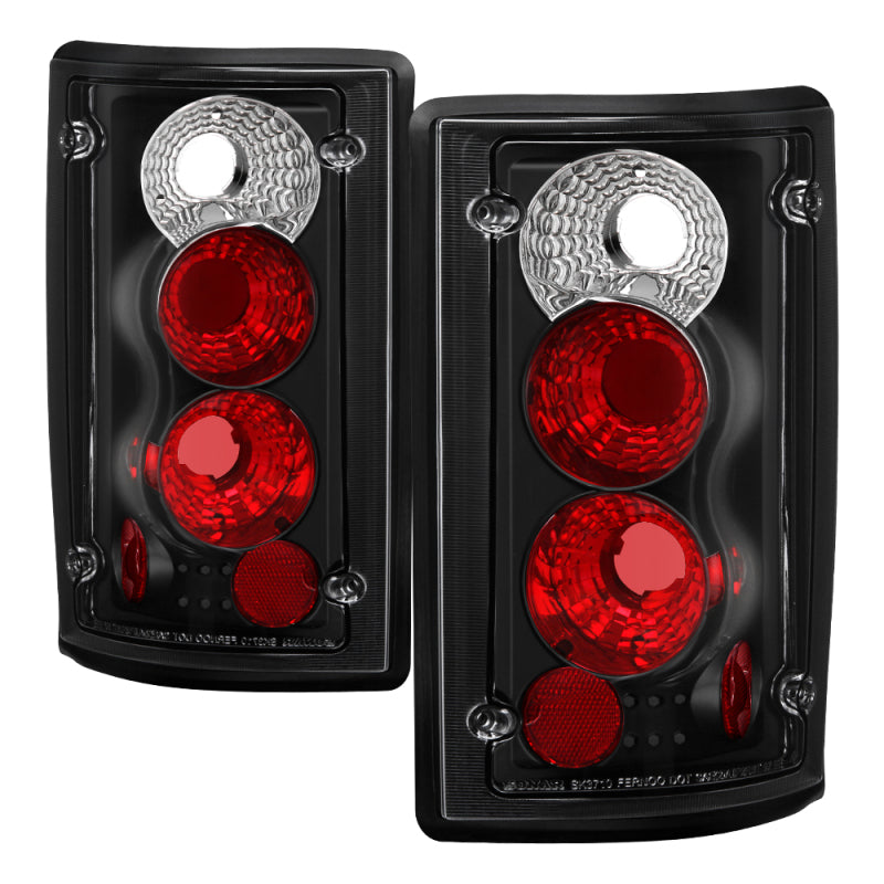 Spyder Ford Excursion 00-06/Econoline 150/250/350/450/550 95-06 Euro Tail Lights Blk ALT-YD-FEC00-BK 5002914