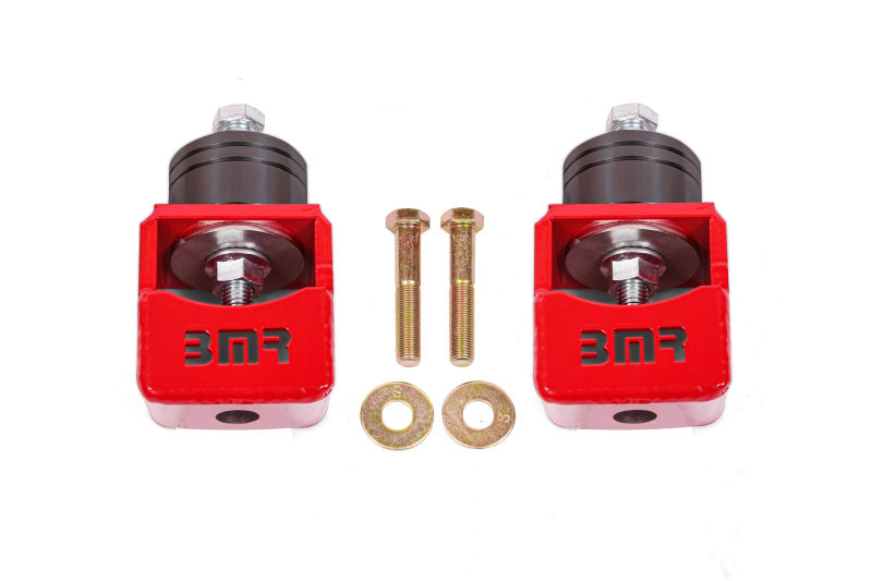 BMR Chevy SS and Pontiac G8 Motor Mount Kit (Solid Bushings) Red MM301R