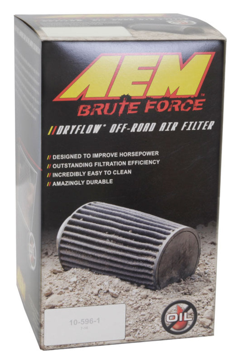 AEM Dryflow 4in. X 9in. Round Tapered Air Filter 21-2059BF