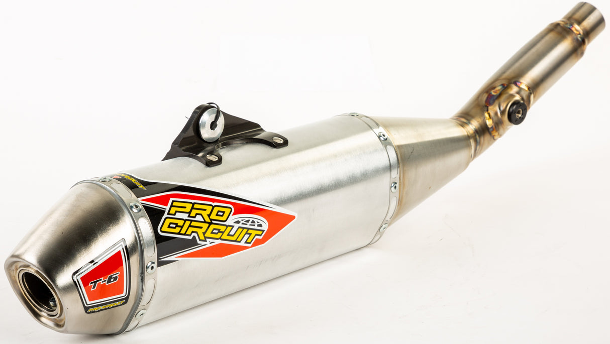 PRO CIRCUIT T-6 Stainless Slip-On Silencer Kx450f '19-22 0121945A