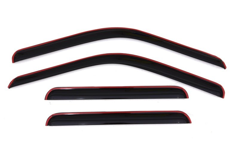 AVS 99-16 Ford F-250 Supercrew Ventvisor In-Channel Front & Rear Window Deflectors 4pc - Smoke 194953