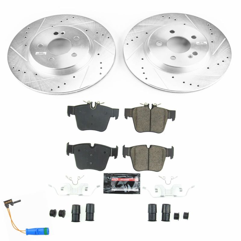 Power Stop 2018 Mercedes-Benz C43 AMG Rear Z23 Evolution Sport Brake Kit K7990