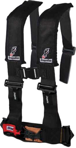 DFR Harness 4pt 3" Blk 14-0030