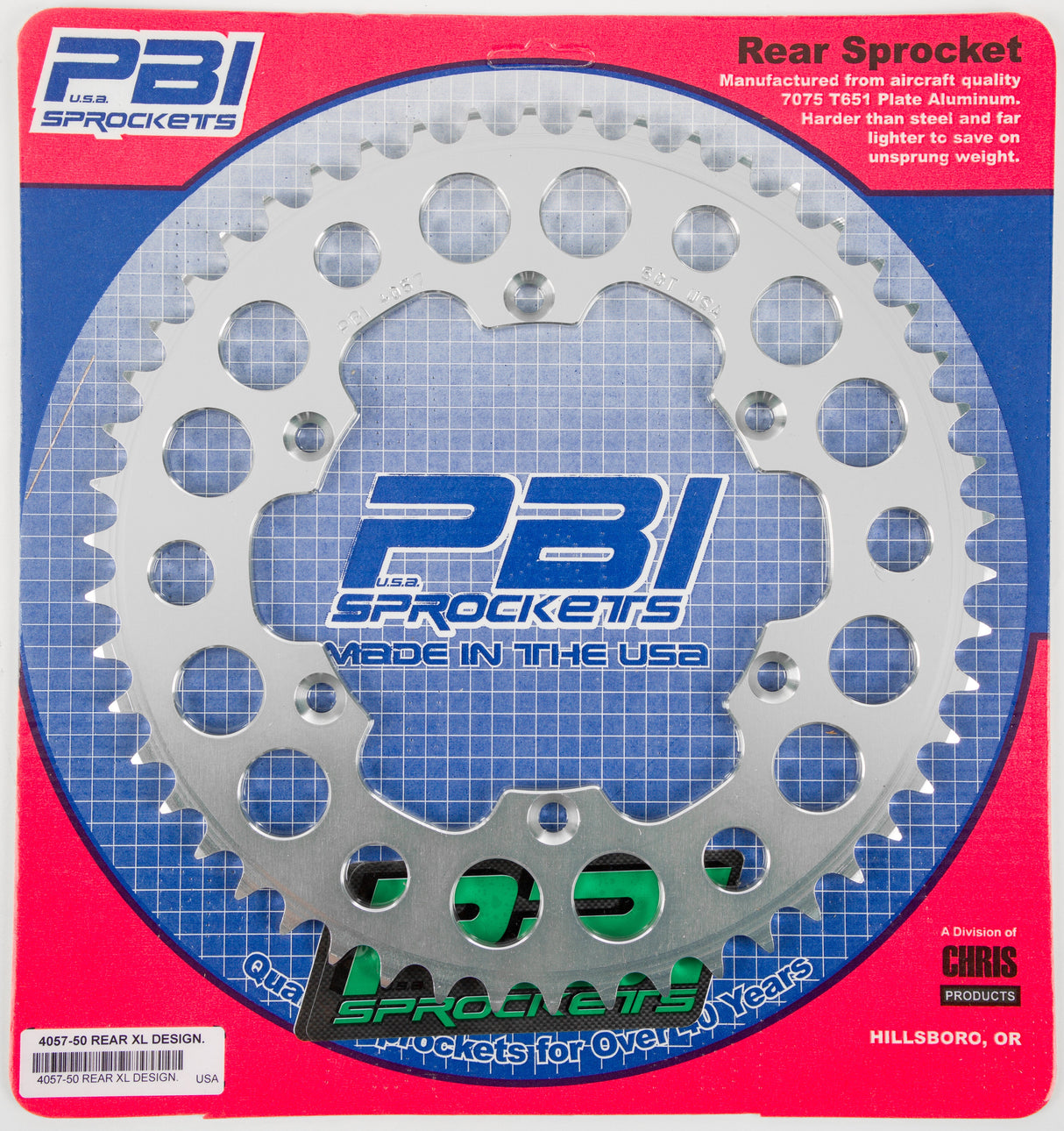 PBIRear Sprocket Aluminum 50t-520 Kaw/Suz4057-50-3