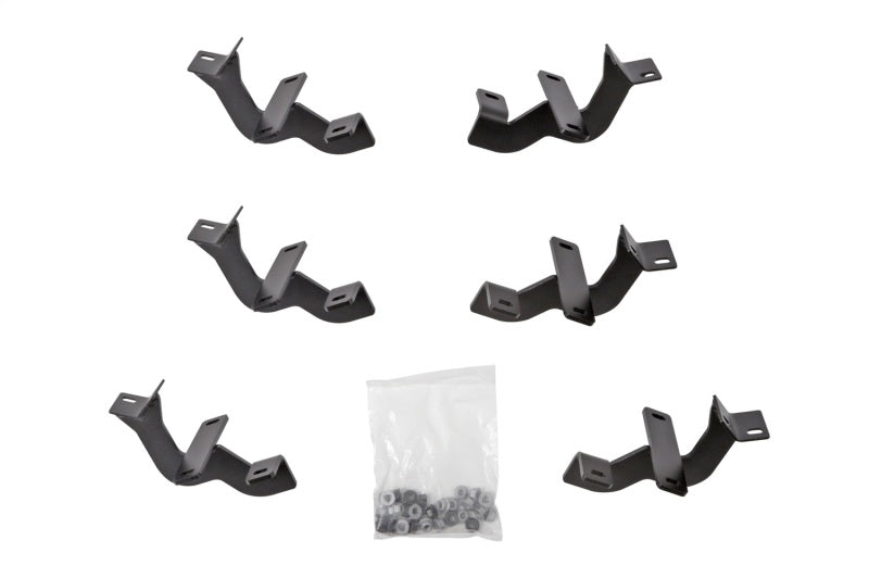 Deezee 15-23 Ford F-150/Super Duty Running Board Hex Side Step Bracket Kit DZ 66327