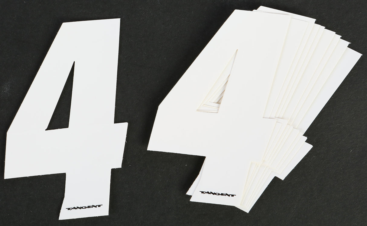 TANGENT Pro Digit 3" White #4 10/Pk 05-3204