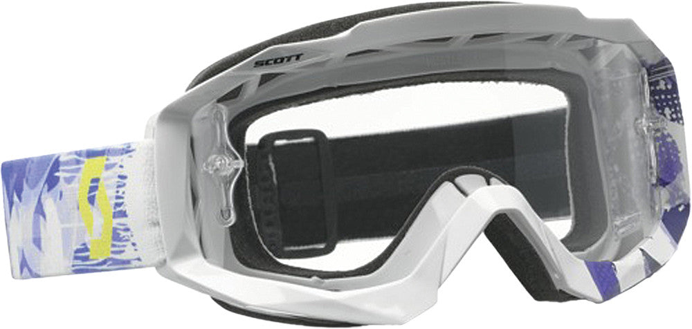 SCOTT Hustle Goggle Scribble White/Purple W/Clear Lens 217782-4056041