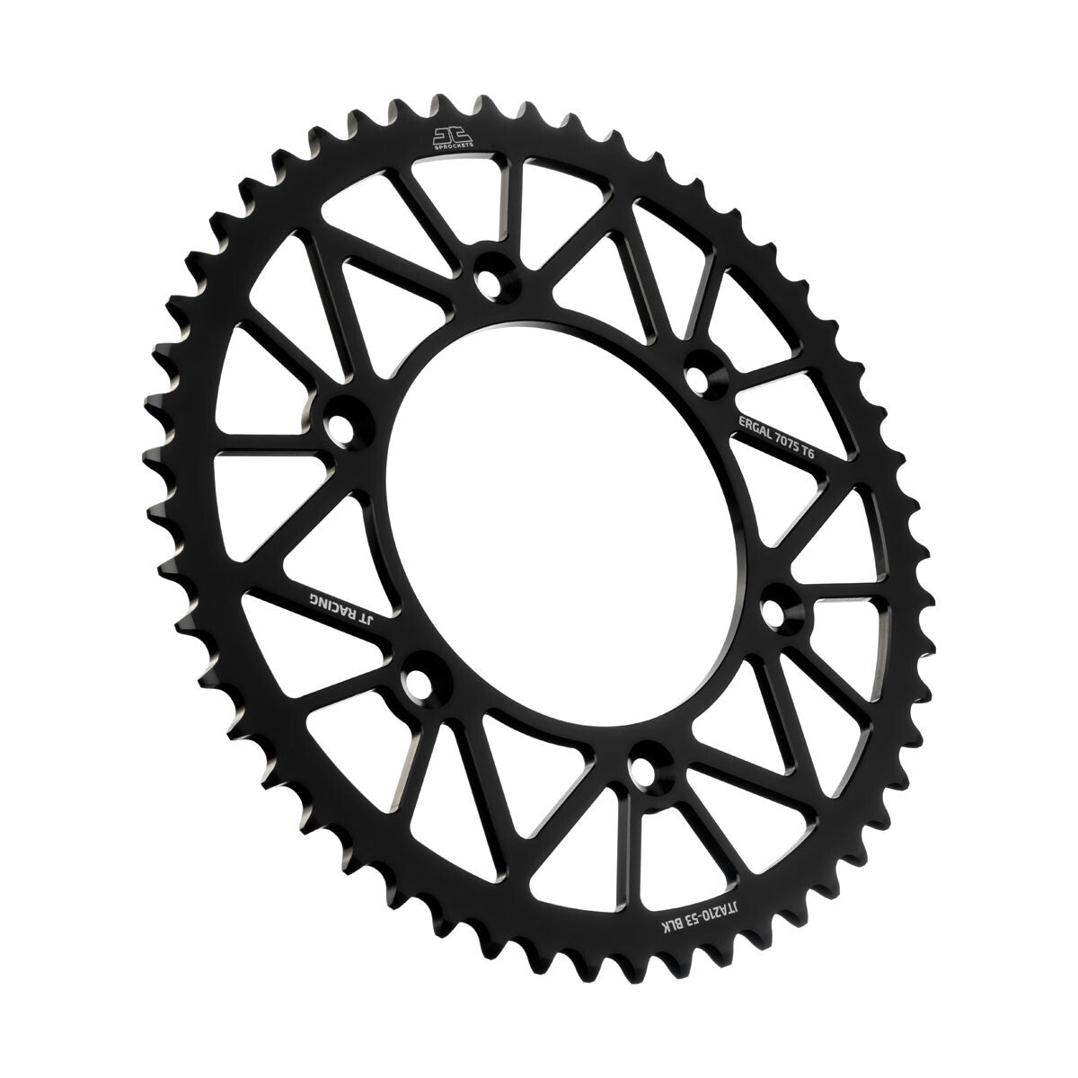 JTRear Racelite Sprocket Alum 53t-520 Blk Beta/HonJTA210.53BLK