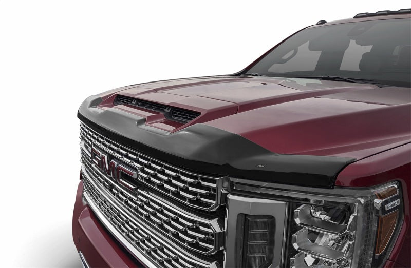 AVS 2020 GMC Sierra 2500 Aeroskin Low Profile Hood Shield - Smoke 322185