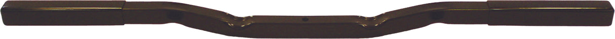AMERICAN MFG Curved Bar W/Rubber Caps Black 1.25"X1.25"X48" 3327