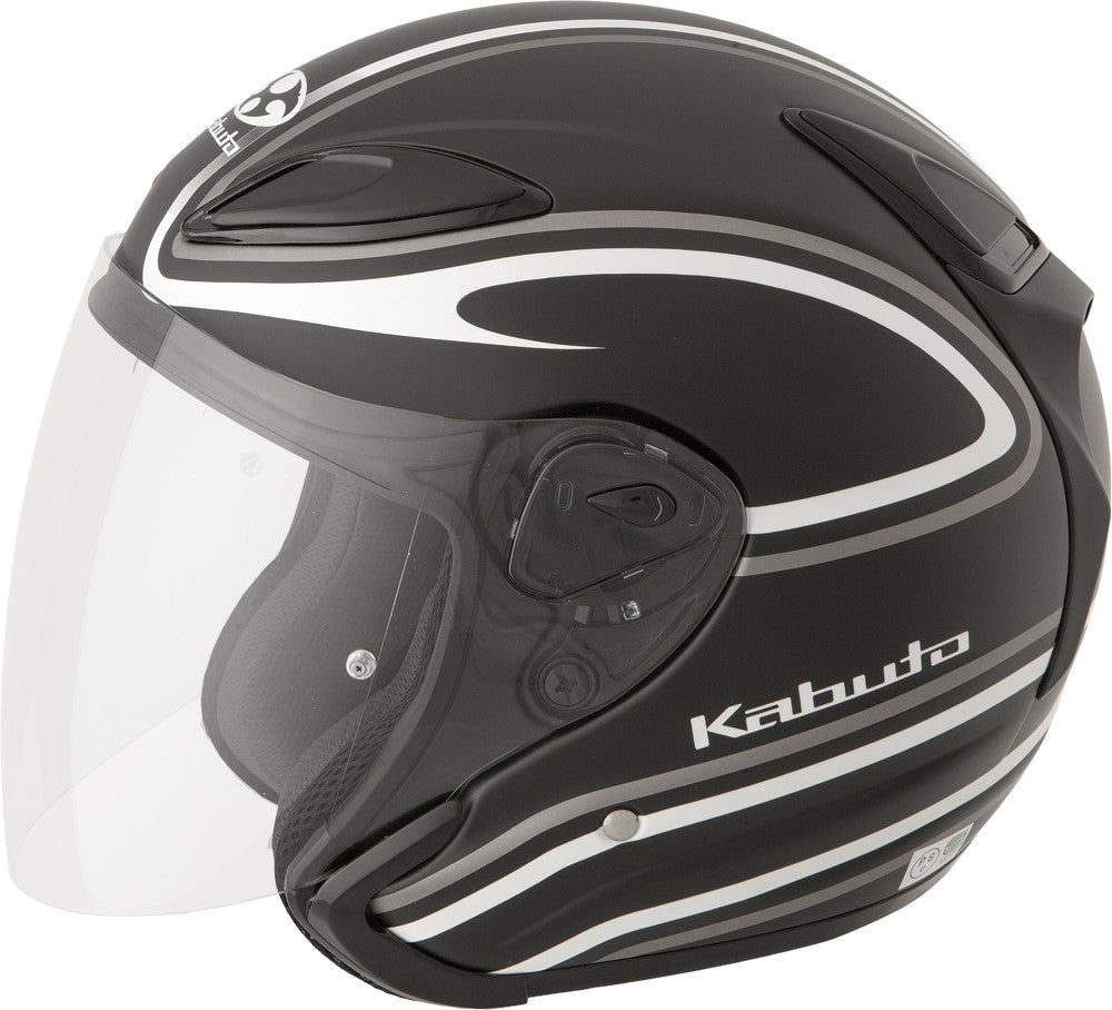 KABUTOAvand Ii Staid Helmet Flat Black/White M7876221