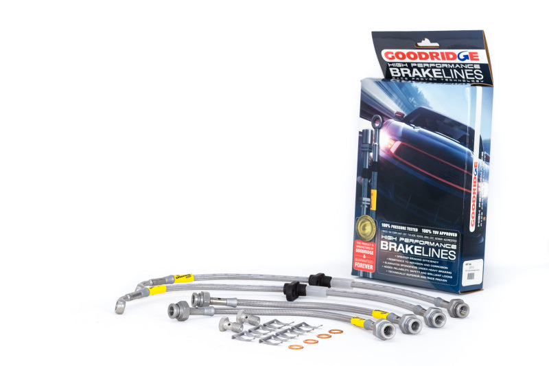 Goodridge 96-00 Honda Civic CX/DX/HX w/ Small Front Rotors SS Brake Lines 20019