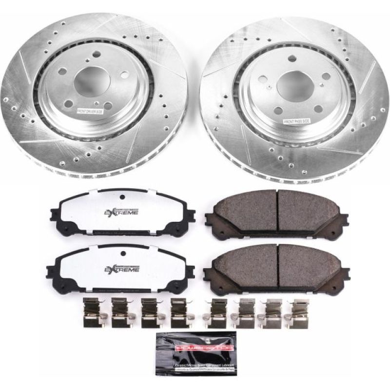Power Stop 15-17 Lexus NX200t Front Z36 Truck & Tow Brake Kit K4713-36