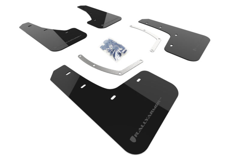 Rally Armor 18-22 Subaru Ascent Black UR Mud Flap w/ Grey Logo MF49-UR-BLK/GRY