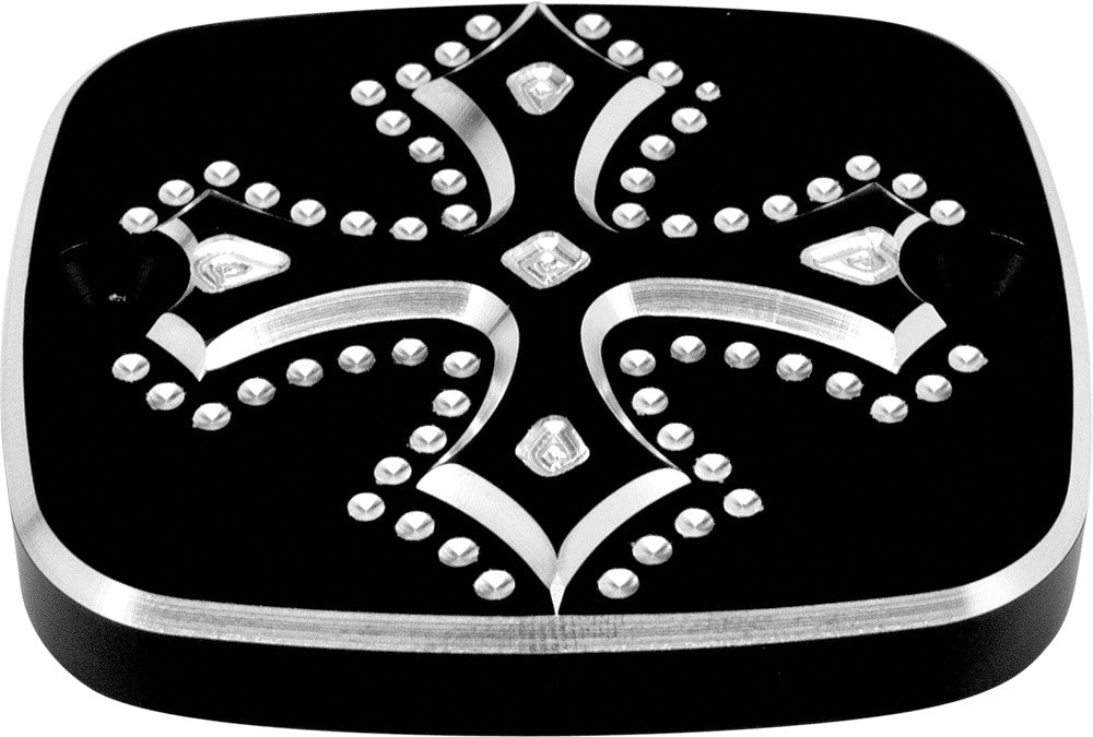 PREC. BILLET Upper Brake Cylinder Cover Darkside Black DRK-110-02UP-BLK