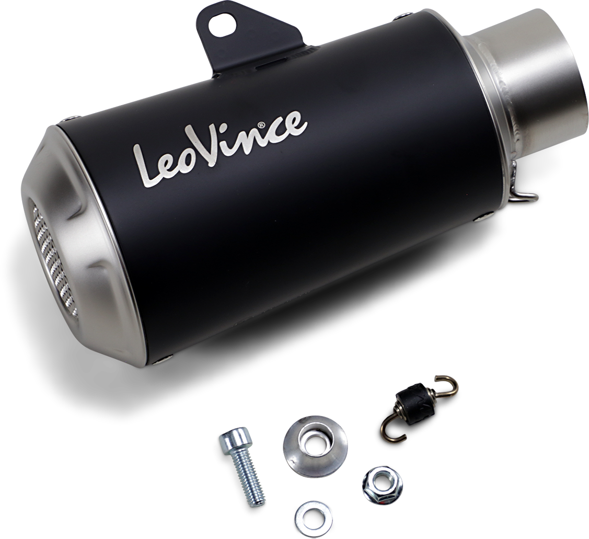 IN STOCK LEOVINCE 54mm Universal LV-10 Slip-On Muffler - Black Edition 9746BU 1811-3792